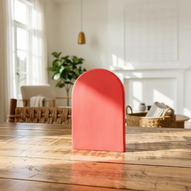 Florero Arco Cerámica Color Sandía 18cm - Frank Home Florero Frank Home Chile