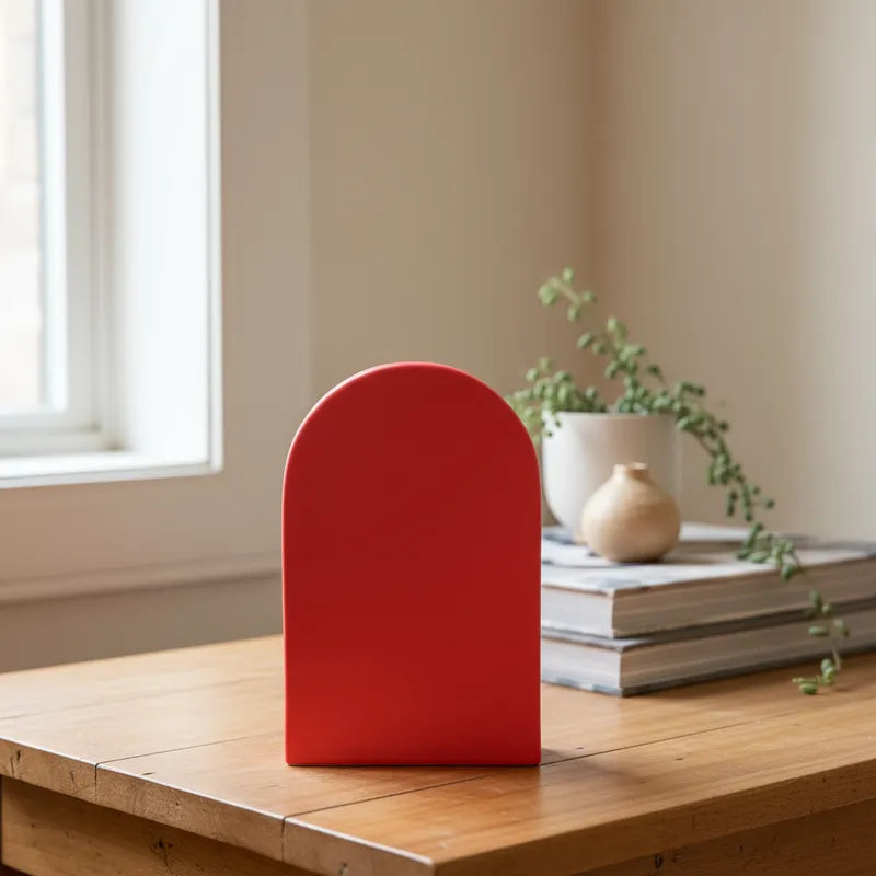 Florero Arco Cerámica Color Sandía 18cm - Frank Home Florero Frank Home Chile