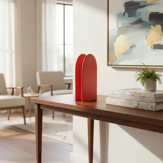 Florero Arco Cerámica Color Sandía 18cm - Frank Home Florero Frank Home Chile