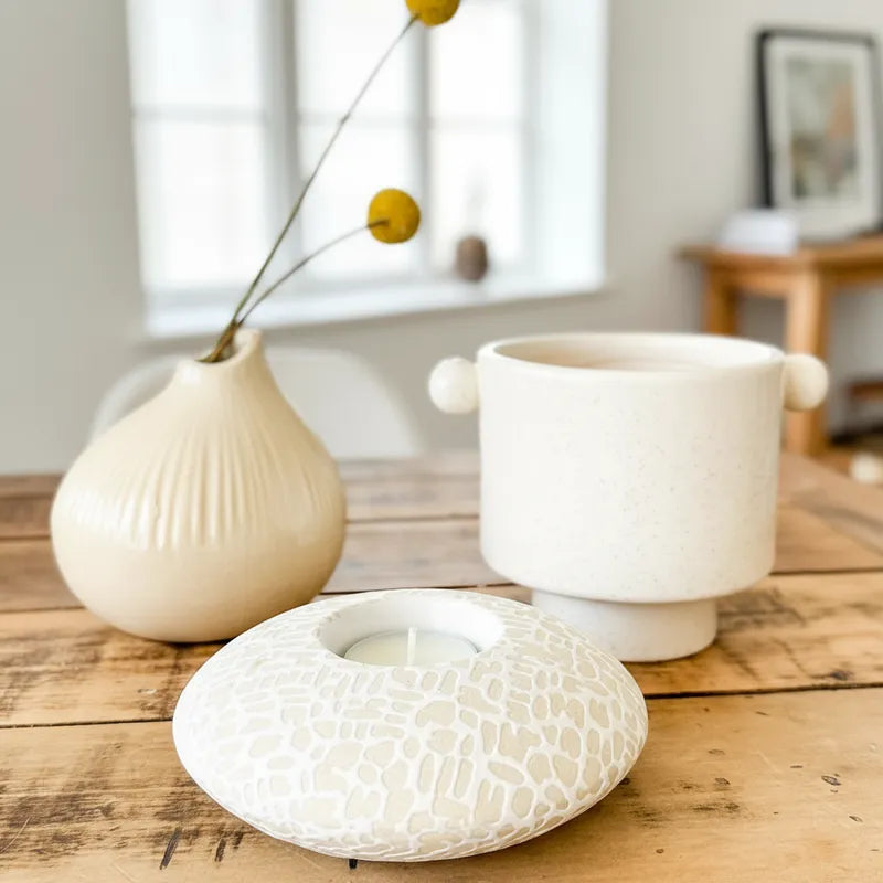 Set Porta Vela Porta Macetero Mini Florero Set Porta Velas Frank Home Chile