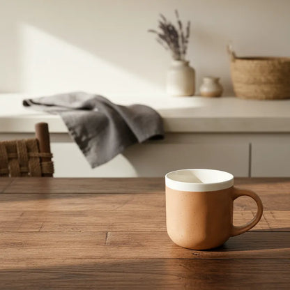 Tazón Bicolor Cerámica Artesanal 9,5x10cm Tazon Frank Home Chile