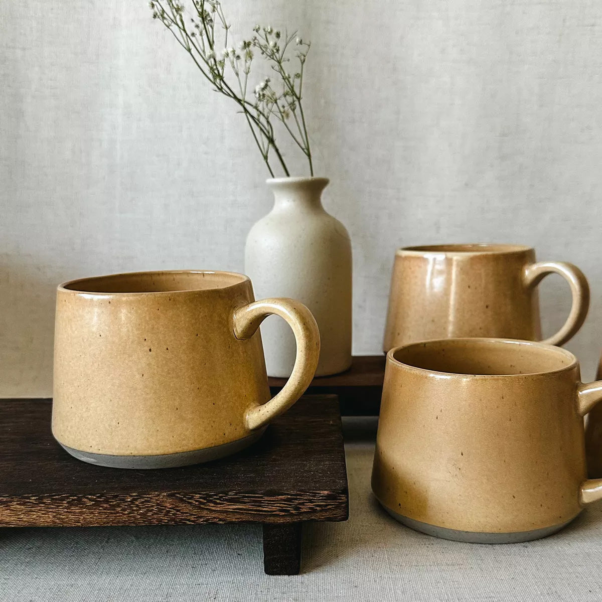 Set 6 tazones cerámica terra 400 ml Tazon Frank Home Chile