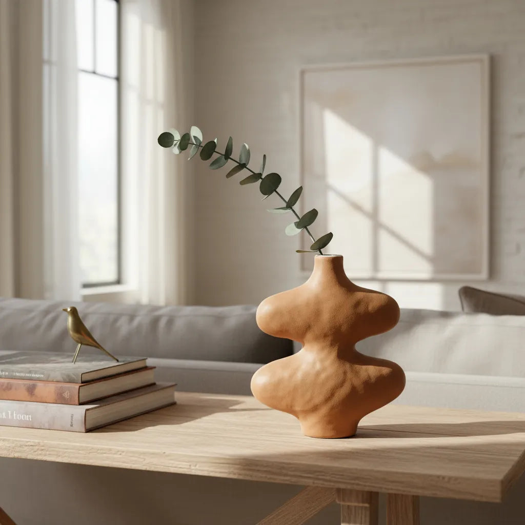 Jarrón cerámica terracota Florero Frank Home Chile