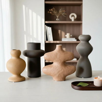 Jarrón cerámica terracota Florero Frank Home Chile