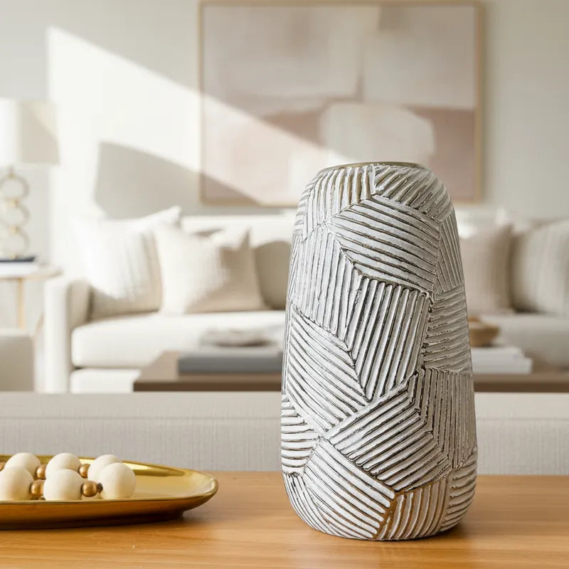 Florero Metálico Envejecido Florero Frank Home Chile