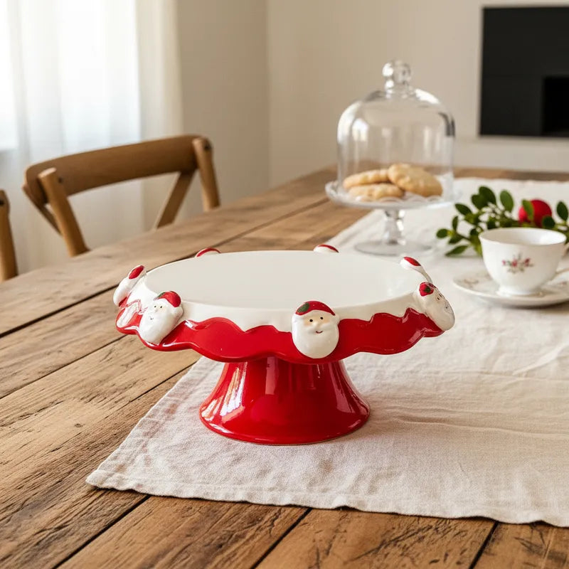 Tortero Cerámica Navidad bandeja Frank Home Chile