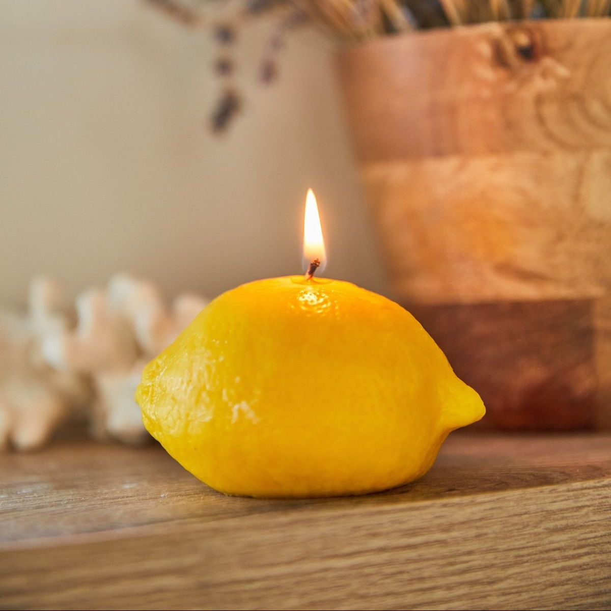 Vela Decorativa Limón - Diseño Realista Vela Frank Home Chile