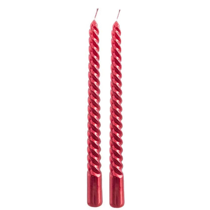 Set 4 Velas Espiral 24 cm Vela Frank Home Chile