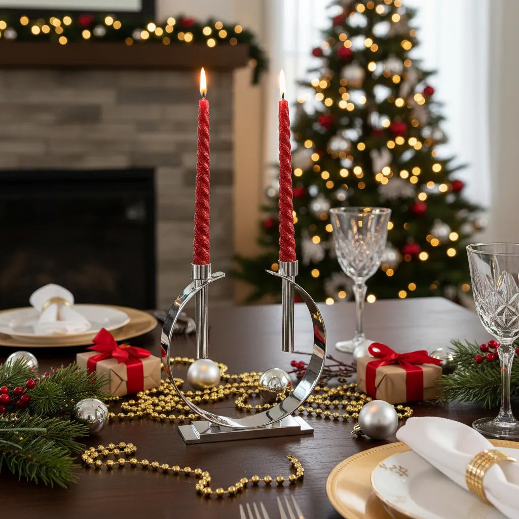 Set 4 Velas Espiral 24 cm Vela Frank Home Chile